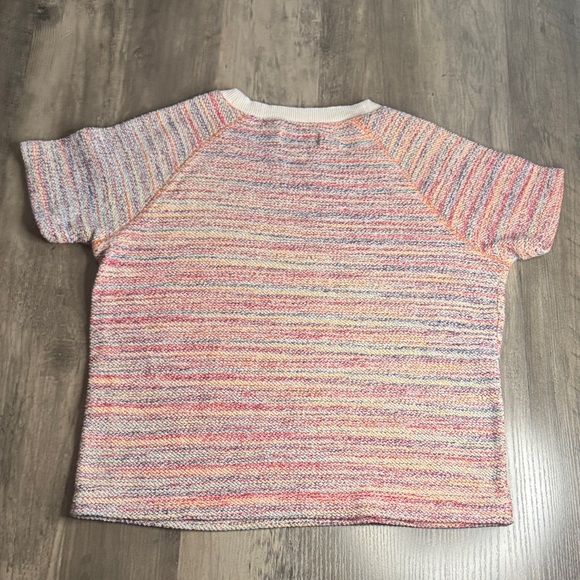 Texture & Thread Madewell Multicolor Short Sleeve Knit Tee - Picture 5 of 5